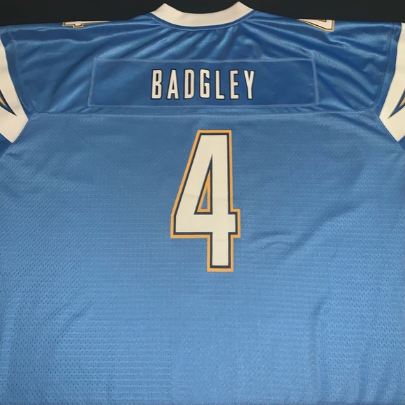 SOLD NFL Pro Line Michael Badgley Los Angeles Chargers #4 Powder Blue Jersey 2XL - Picture 6 of 7
